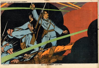 La Baionnette, Satírico en Colores de Paul Iribe