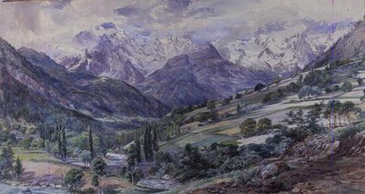 Una vista alpina de Paul Jacob Naftel
