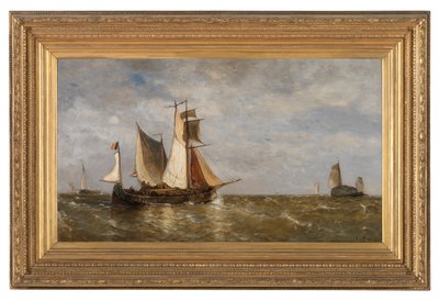 Desembocadura del Escalda (óleo sobre lienzo) de Paul Jean Clays