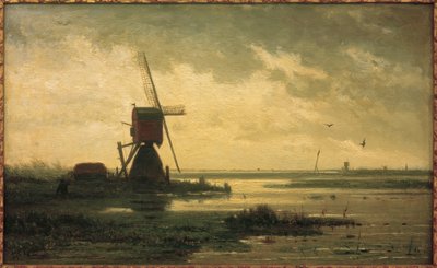 Paisaje de pólder de Paul Joseph Constantin Gabriel