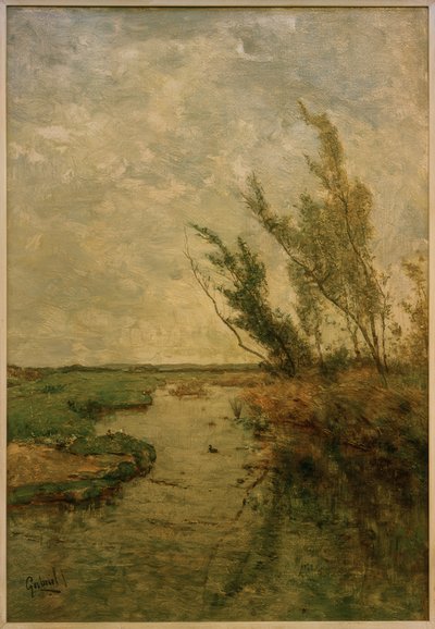 Paisaje de pólder de Paul Joseph Constantin Gabriel