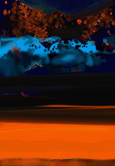 Wandjina, 2023 (arte digital) de Paul Kempton