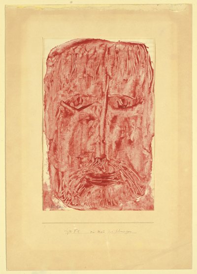 Un hombre de dolores; Un hombre de dolores de Paul Klee