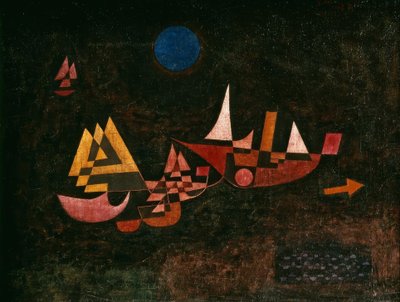 Salida de los barcos de Paul Klee
