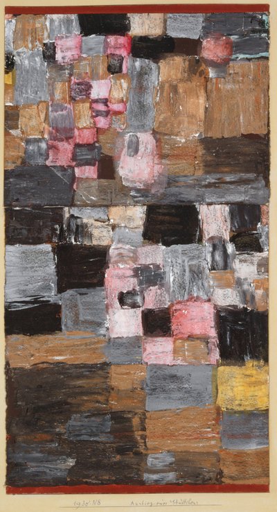 Ascenso de una pequeña ciudad, 1930 de Paul Klee