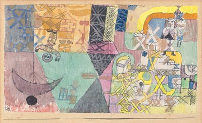 Animadores asiáticos; Asiatische gaukler de Paul Klee