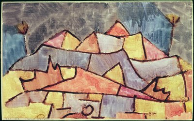 Austera forma montañosa de Paul Klee