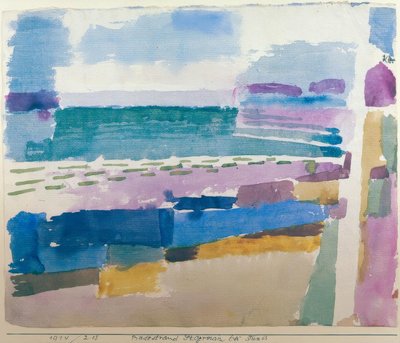Playa de St. Germain cerca de Túnez de Paul Klee