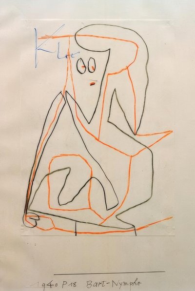 Ninfa barbuda de Paul Klee