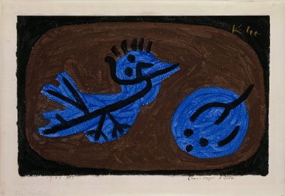 Pájaro azul-calabaza de Paul Klee