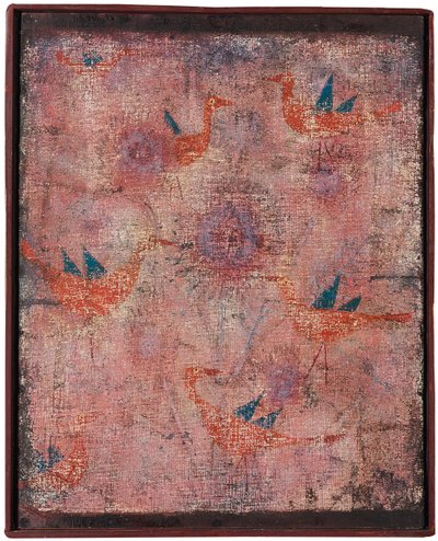 Aves de alas azules de Paul Klee