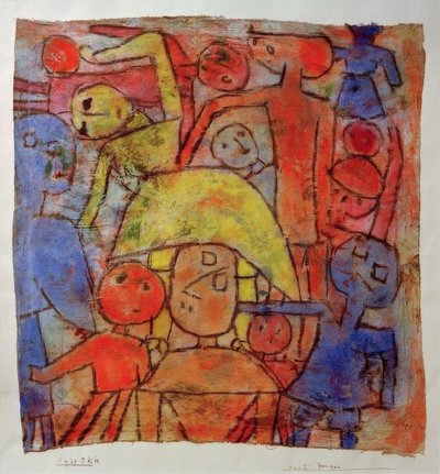 Grupo colorido de Paul Klee