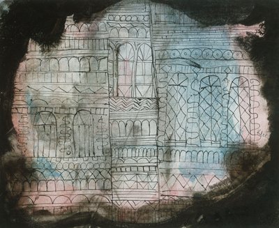 Castillo en llamas de Paul Klee
