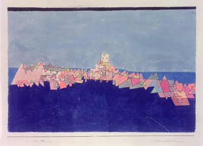 Castillo en el arrecife de Paul Klee