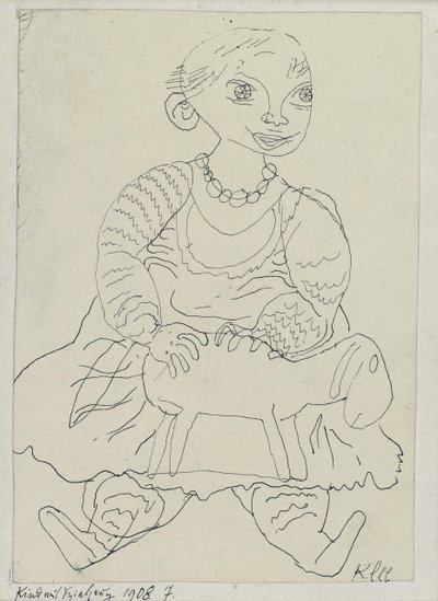 Niño con un juguete de Paul Klee