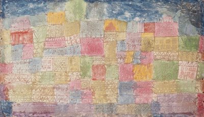 Paisaje colorido; Bunte Landschafte de Paul Klee