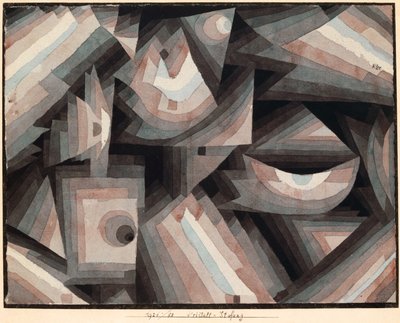 Gradación de cristal, 1921 de Paul Klee