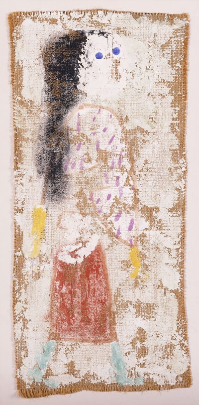 D.Z. como chica; D.Z. en un papel de chica de Paul Klee