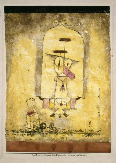 ¡Baila monstruo al ritmo de mi suave canción!, 1922 de Paul Klee