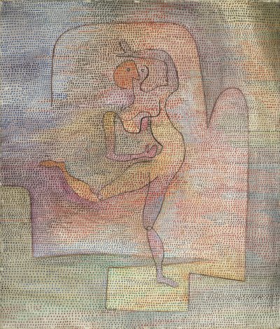 "Bailarina" - Pintura de Paul Klee (1879-1940) de Paul Klee