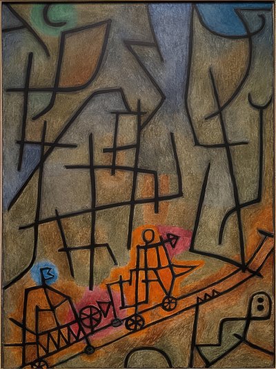La conquista de la montaña de Paul Klee