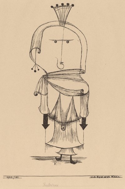La Bruja con el Peine de Paul Klee