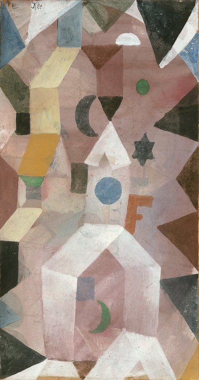 Die Kapelle, 1917 de Paul Klee