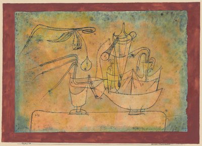 Destilación de peras, 1921 de Paul Klee