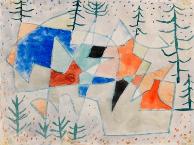 Edelklippe Acantilado Noble, 1933 de Paul Klee