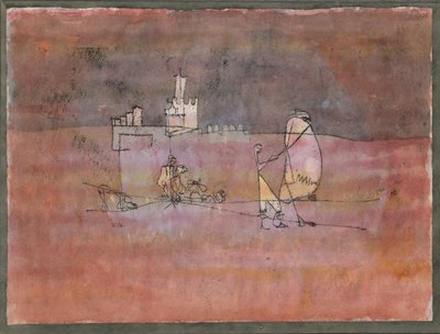 Episodio antes de una ciudad árabe, 1923 de Paul Klee