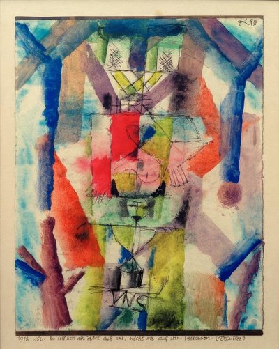 Que el Señor dependa de nosotros, no nosotros de él de Paul Klee