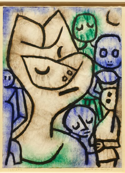 Expresión de un rostro (gesto de un rostro) de Paul Klee