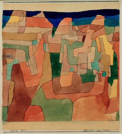 Rocas en el Mar de Paul Klee