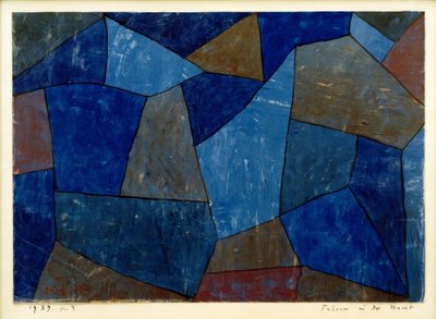 Rocas en la noche de Paul Klee