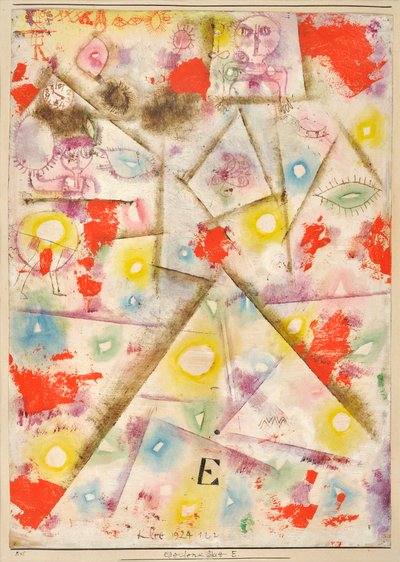 Hoja conmemorativa E de Klee, Paul (1879-1940) de Paul Klee