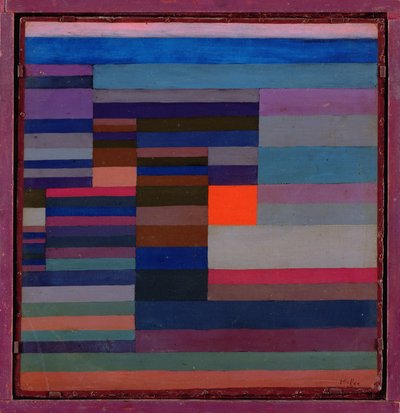 Fuego por la noche de Paul Klee