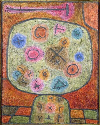 Flores en piedra de Paul Klee