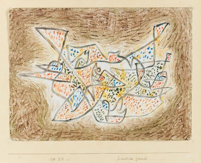 Freundliches Gewinde, 1933 de Paul Klee