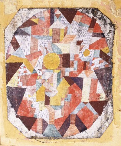 Luna llena en la albañilería de Paul Klee