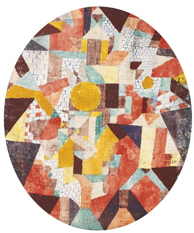 Luna llena dentro de los muros de Paul Klee