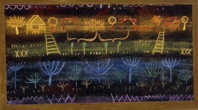 Jardín a nivel; Garten in der Ebene de Paul Klee