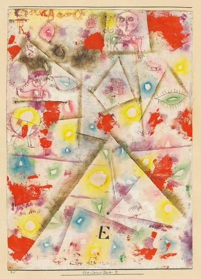 Gedenkblatt E, 1924 de Paul Klee