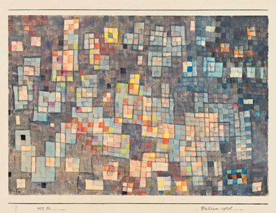 Glashäuser Viertel, 1927 de Paul Klee