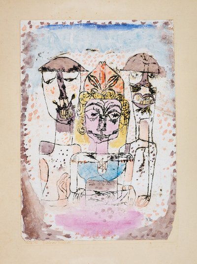 Griegos y bárbaros, 1920 de Paul Klee