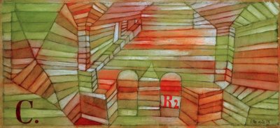 Entrada del pabellón C, R 2 de Paul Klee