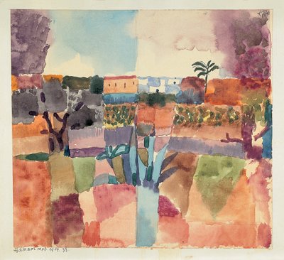 Hammamet, 1914 de Paul Klee