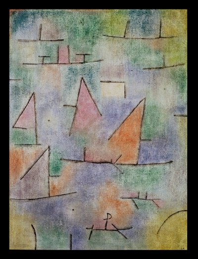 Puerto con veleros de Paul Klee