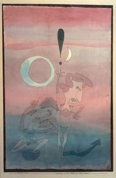 Escena principal del ballet El juramento falso, 1922 de Paul Klee