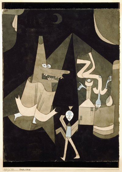Escena Hexen de Paul Klee