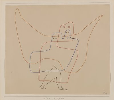 En Engelshut. 1931 de Paul Klee